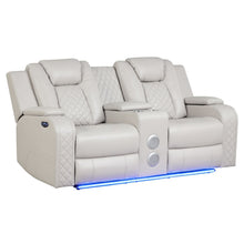 Load image into Gallery viewer, Benz - Power Reclining Loveseat With LED Lighting And Built In USB
