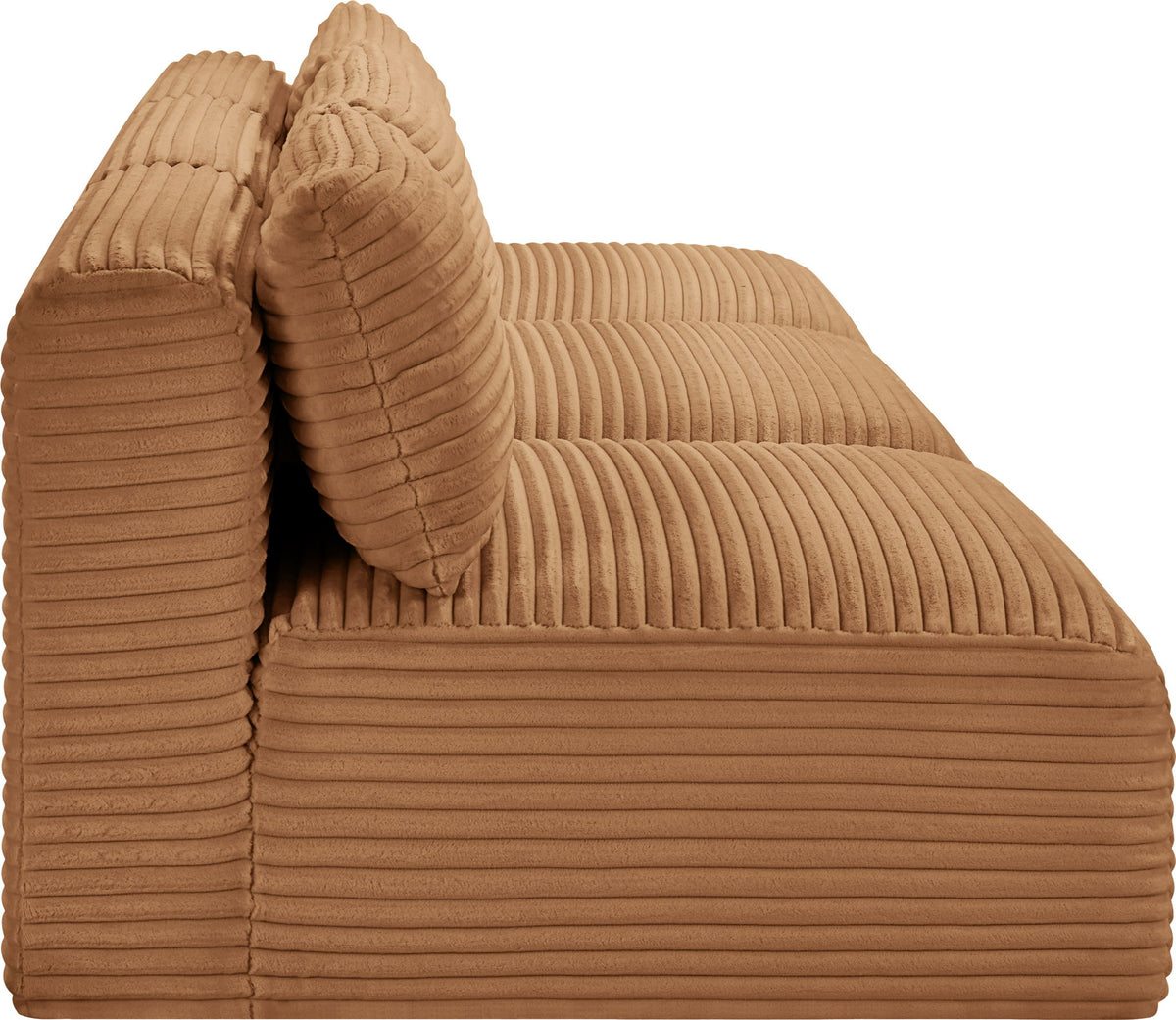 Shaggy - Fabric 3 Seat Modular Armless Sofa