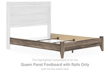 Load image into Gallery viewer, Elbrim - Queen Panel Footboard With Rails - Brown

