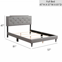 Load image into Gallery viewer, Button Tufted Bed Charming For Cozy Spaces
