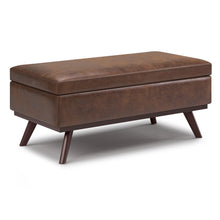 Load image into Gallery viewer, Owen - Lift Top Large Coffee Table Storage Ottoman, Mid Century Style
