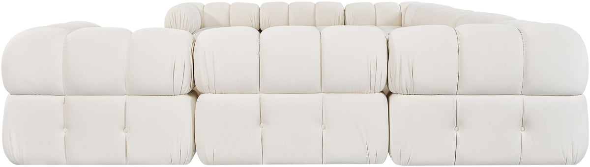 Orin - Velvet Performance Fabric Upholstered 9 Piece Sectional