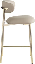 Load image into Gallery viewer, Lupita - Counter Stool With Brushed Gold Frame (Set of 2)
