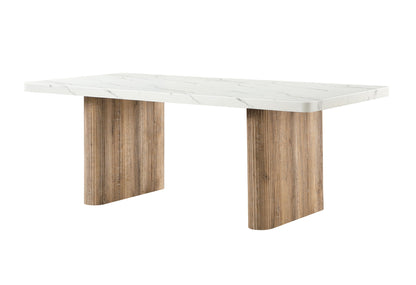 D2504 - Dining Table Base - White / Gray