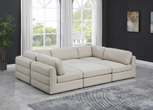Load image into Gallery viewer, Beckham - 6 Piece Modular U-Shaped Armless Sectional
