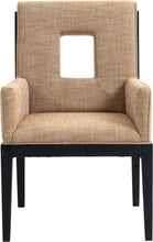 Load image into Gallery viewer, Gwendolyn - Dining Arm Chair With Black Frame
