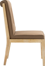 Load image into Gallery viewer, Gwendolyn - Faux Leather Dining Side Chair With Natural Frame (Set of 2)
