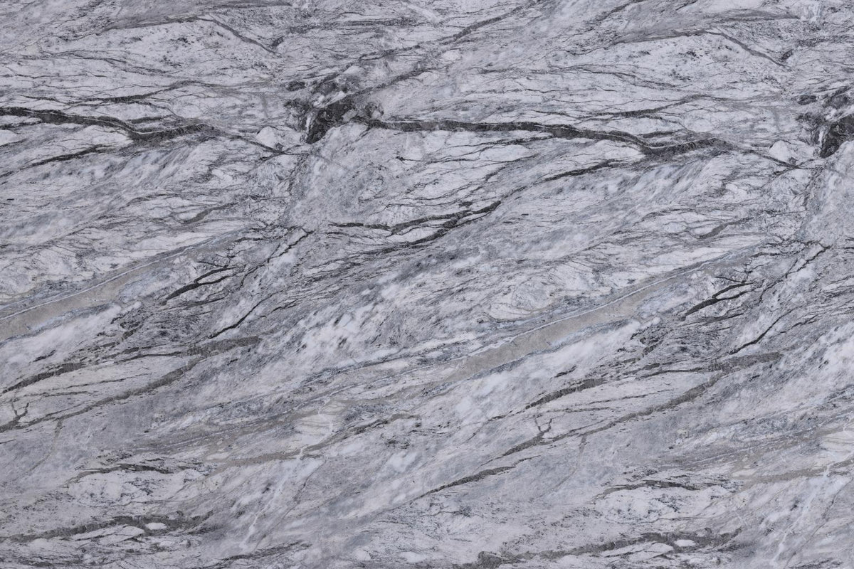 D144 - Faux Marble Dining Table - Gray
