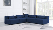 Load image into Gallery viewer, Cube - Linen 5 Piece Modular Corner Armless Sectional
