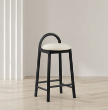 Load image into Gallery viewer, Calvin - Stool - Black Legs
