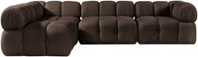 Load image into Gallery viewer, Orin - Fabric Velvet 4 Piece Modular Sectional

