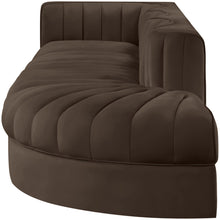Load image into Gallery viewer, Rummi - Velvet Performance Fabric Upholstered 4 Piece Modular Sectional With Reverse Corner Chair
