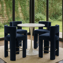 Load image into Gallery viewer, Zuno - Velvet Performance Fabric Upholstered Counter Stool (Set of 2)
