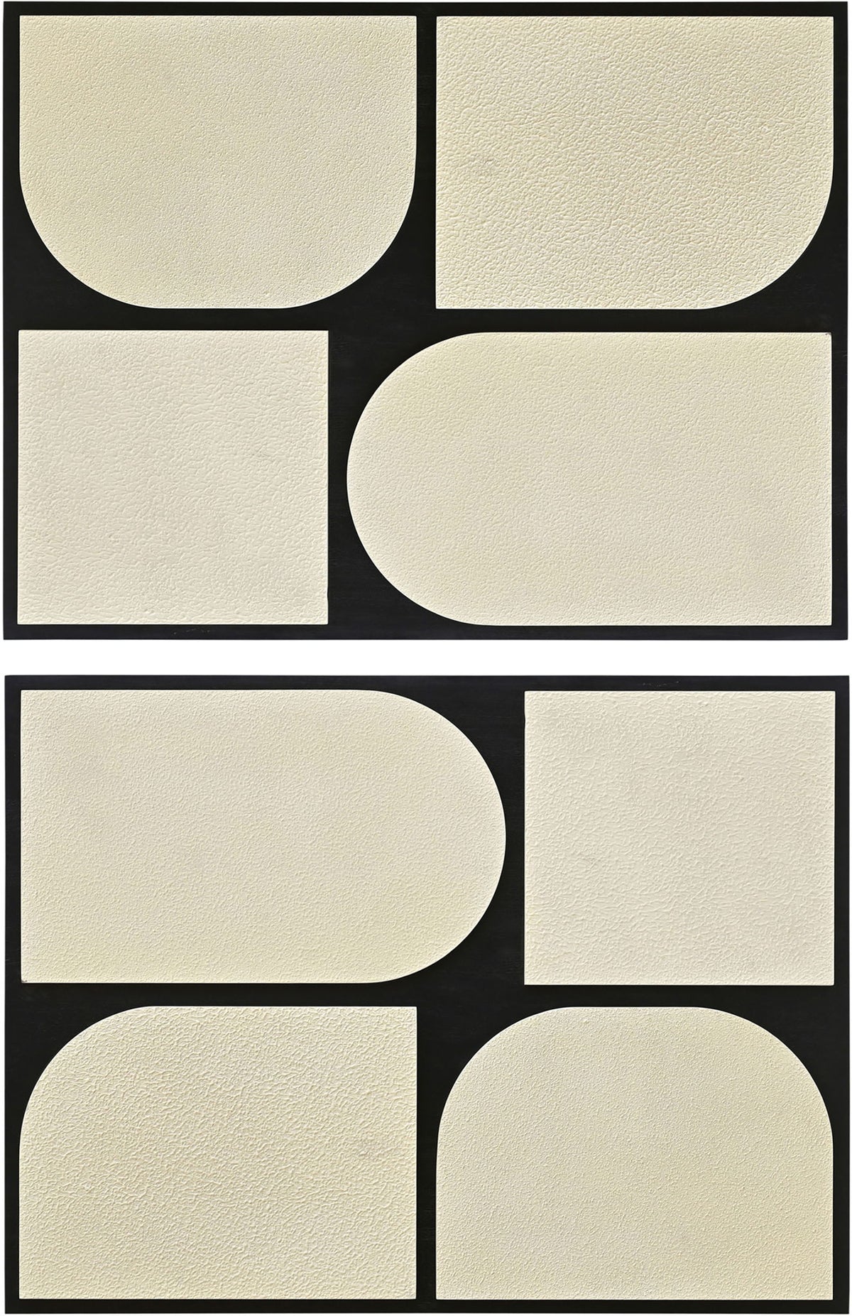 Icon - Mango Wood 2 Piece Wall Art