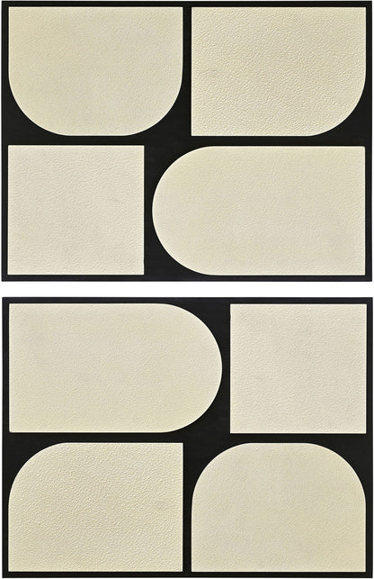 Icon - Mango Wood 2 Piece Wall Art