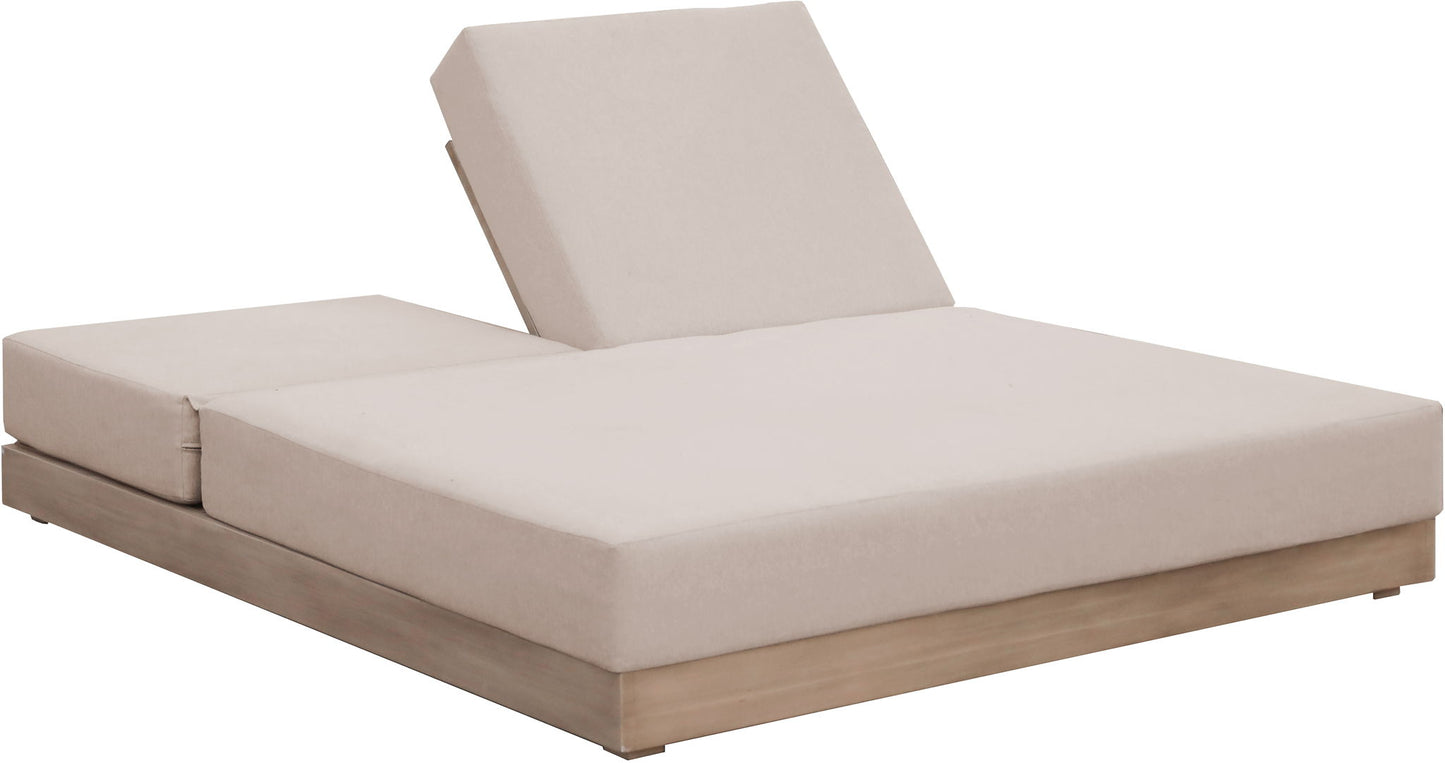 Solace - Olefin Performance Fabric Outdoor Patio Double Lounge Chair