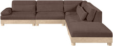 Load image into Gallery viewer, Turin - Chenille Fabric Upholstered Modular Sectional - Brown
