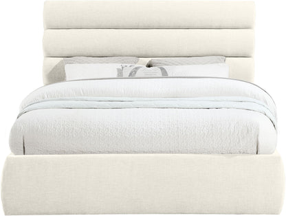 Adam - Chenille Fabric Bed With 52" Headboard