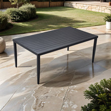 Load image into Gallery viewer, Outdoor Patio Dining Table With Tapered Feet &amp; Umbrella Hole
