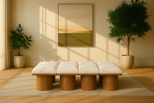Load image into Gallery viewer, Pavilion - 8 Piece Modular Bench With Brown Base
