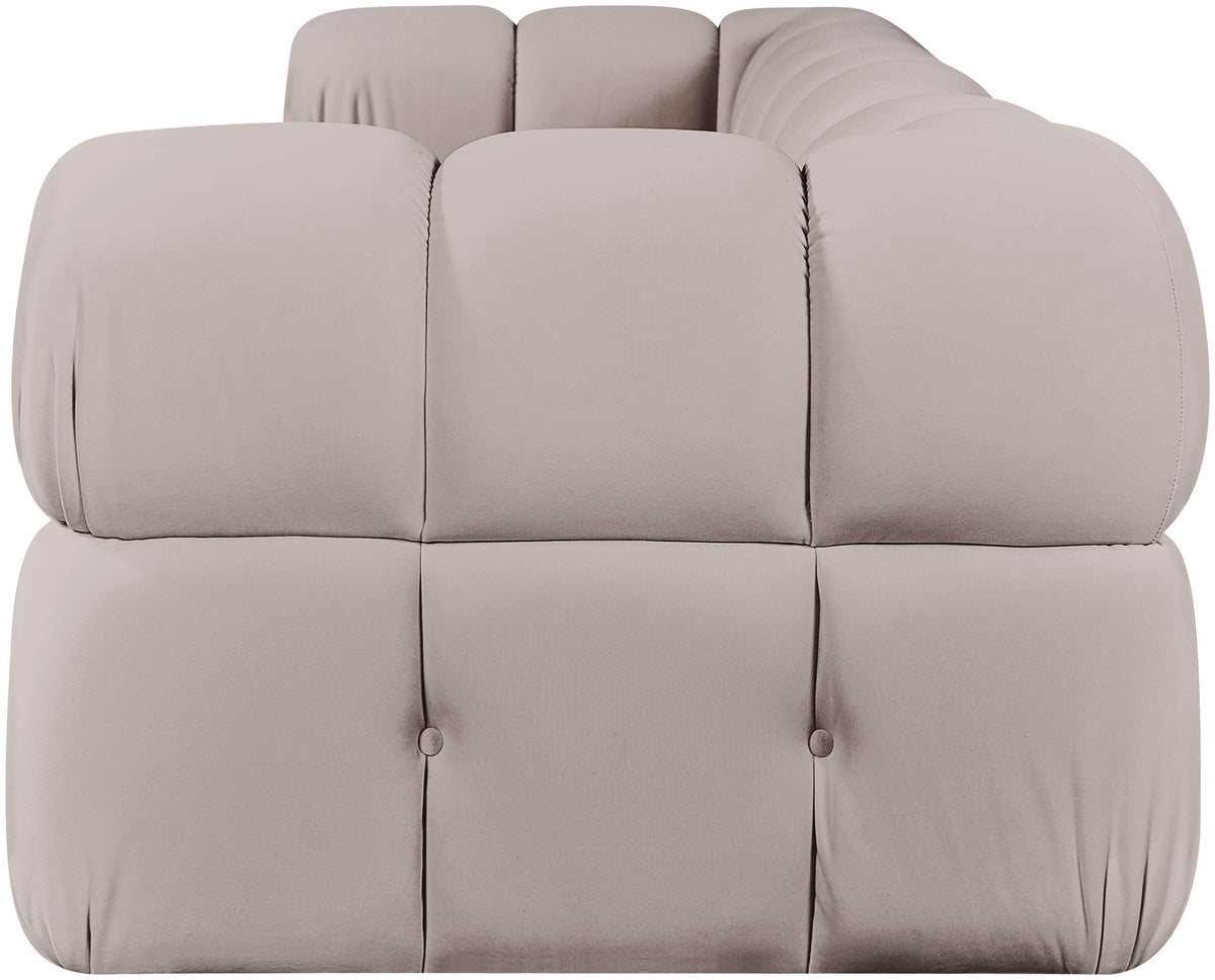 Orin - Velvet Performance Fabric Upholstered 3 Piece Modular Sofa