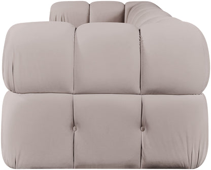 Orin - Velvet Performance Fabric Upholstered 3 Piece Modular Sofa