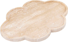 Load image into Gallery viewer, Rimini - Travertine Clover Shaped Tray - Natural
