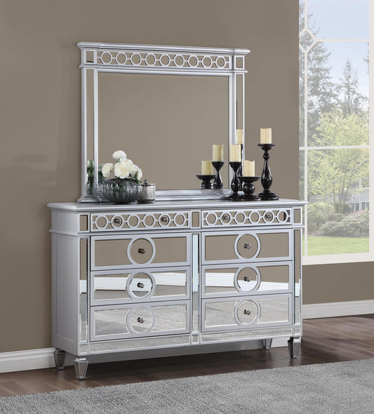 B035 - Mirror - Shimmer Silver