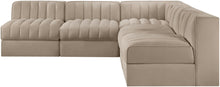 Load image into Gallery viewer, Rummi - Armless Velvet Performance Fabric Upholstered 5 Piece Modular Sectional
