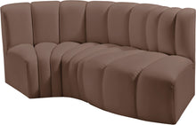 Load image into Gallery viewer, Arc - Faux Leather 3 Piece Modular L-Shaped Sofa
