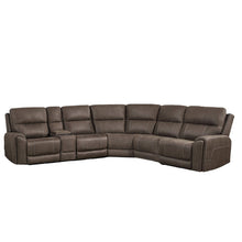 Load image into Gallery viewer, Gaia - 6 Piece P2 Power Sectional - Brown
