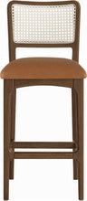 Load image into Gallery viewer, Atrium - Upholstered Bar Stool (Set of 2) - Brushed Brown Frame
