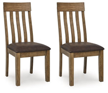 Load image into Gallery viewer, Urbinforte - Dining Upholstered Side Chair (Set of 2) - Light Brown
