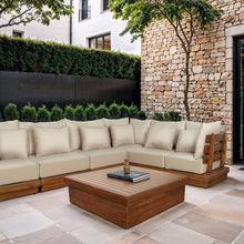 Load image into Gallery viewer, Mirella - Teak Wood Outdoor Patio Coffee Table - Natural
