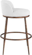 Load image into Gallery viewer, Ferro - Performance Fabric Upholstered Bar Stool - Antique Bronze
