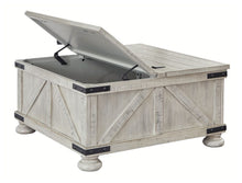 Load image into Gallery viewer, Carynhurst - Cocktail Table with Storage - Whitewash
