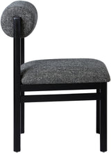 Load image into Gallery viewer, Roundhill - Fabric Dining Chair (Set of 2) - Black Frame
