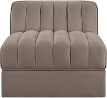 Load image into Gallery viewer, Rummi - Velvet Performance Fabric Upholstered Modular Armless Chair
