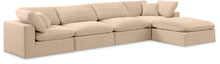 Load image into Gallery viewer, Comfy - 5 Piece Velvet Modular Sectional With Chaise
