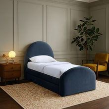 Load image into Gallery viewer, Andaz - Chenille Fabric Upholstered Trundle Bed
