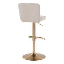 Load image into Gallery viewer, Henry - Contemporary Adjustable Barstool With Swivel With Rounded T Footrest (Set of 2)
