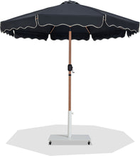 Load image into Gallery viewer, Amalfi - Aluminum Patio Umbrella - White Base / Light Brown Pole
