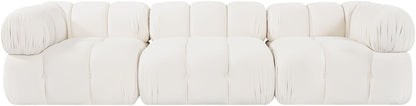 Orin - Velvet Performance Fabric Upholstered 3 Piece Modular Sofa