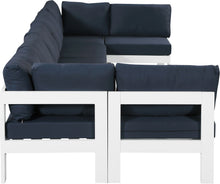 Load image into Gallery viewer, Nizuc - Outdoor Patio 7 Piece Modular Sectional With White Frame
