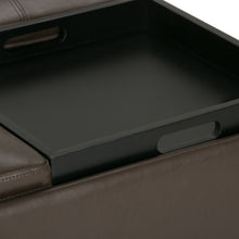 Load image into Gallery viewer, Avalon - Square Coffee Table, Storage Ottoman
