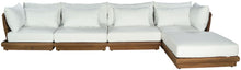 Load image into Gallery viewer, Mirella - 5 Piece Water Resistant Fabric Upholstered Outdoor Patio Modular Sectional
