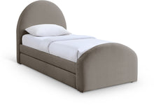 Load image into Gallery viewer, Andaz - Chenille Fabric Upholstered Trundle Bed
