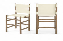 Load image into Gallery viewer, Santos - Vegan Leather Upholstered Dining Chair With Stained Brown Base (Set of 2)
