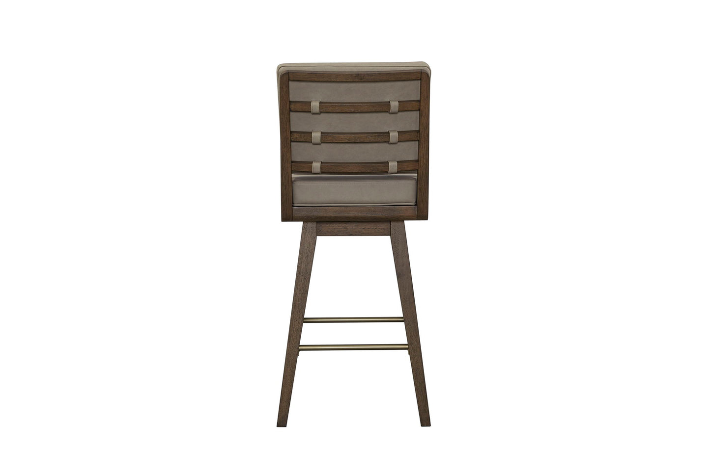 Elure - Leather Swivel Bar Stool (Set of 2)