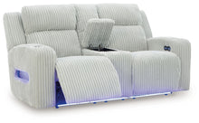 Load image into Gallery viewer, Forest Lake - Power Reclining Loveseat With Console / Adj Headrest
